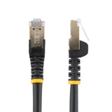 StarTech.com C6ASPAT6INBK Cable Negro 0,2 m Cat6a RJ-45