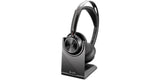 HP Poly Auriculares Poly Voyager Focus 2 USB-C-C con certificación Microsoft Teams + adaptador USB-C/A + base de carga Auriculares Auriculares Diadema Oficina/Centro de llamadas Binaural
