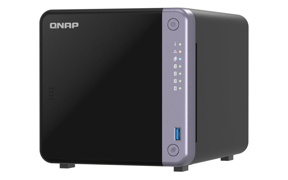 QNAP TS-432X-4G-US Servidor 0 GB SATA, Serial ATA II, Serial ATA III 2.5,3.5 cm (2.5,3.5") Si