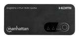 Manhattan 207614 Divisores de vídeo 2 HDMI 2x HDMI