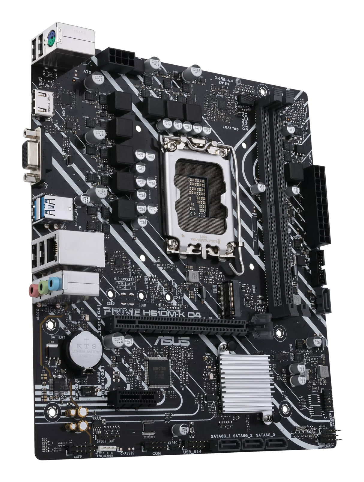 ASUS PRIME H610M-K D4 placas base Intel LGA 1700 1 DDR4-SDRAM
