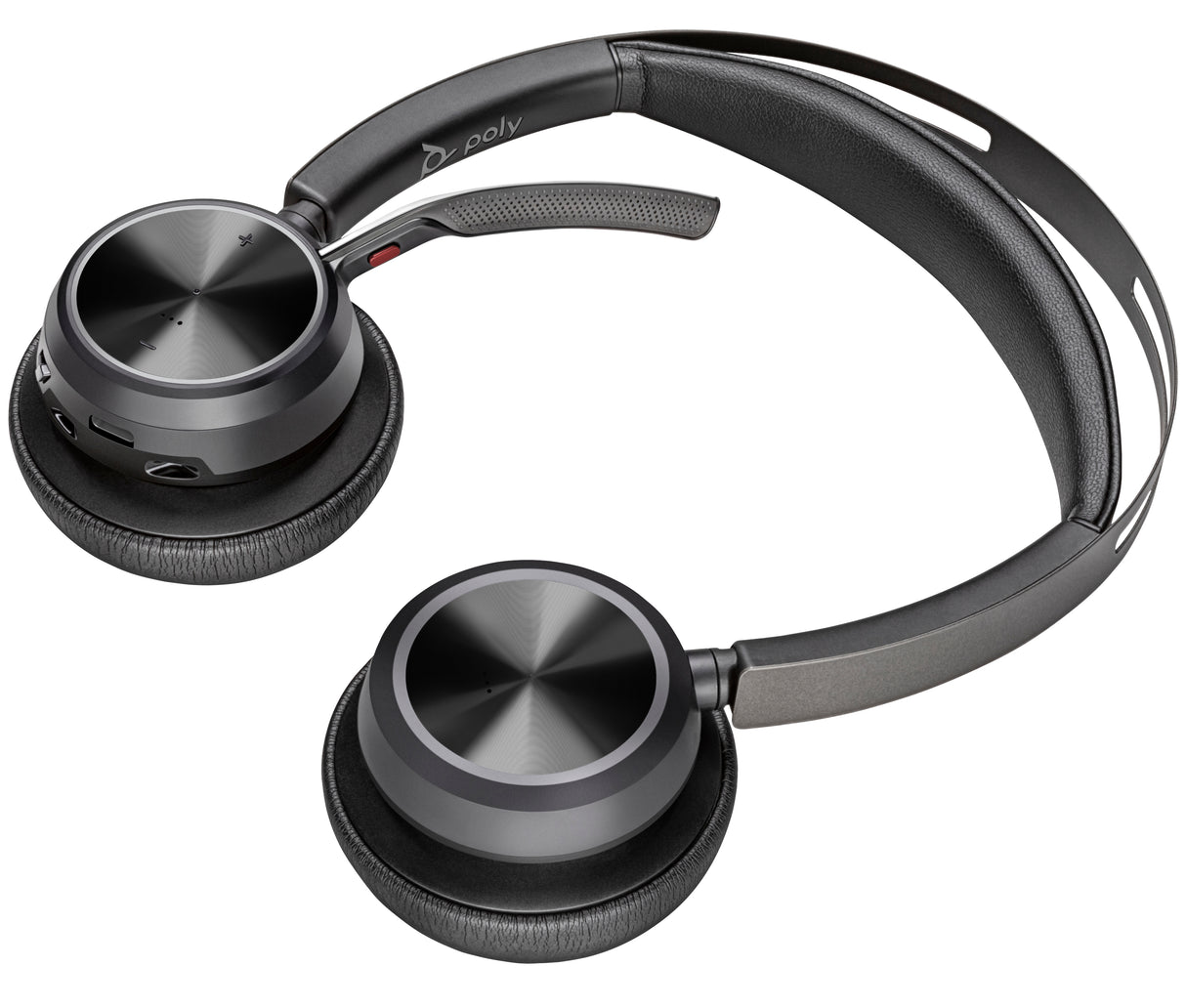 HP Poly Auriculares USB-A Poly Voyager Focus 2 con soporte de carga, Inalámbrico, Oficina/Centro de llamadas, 20 - 20000 Hz
