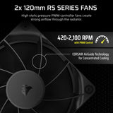 Corsair Nautilus 240 RS Placa base Refrigerador de líquidos todo en uno Negro, 2100 RPM