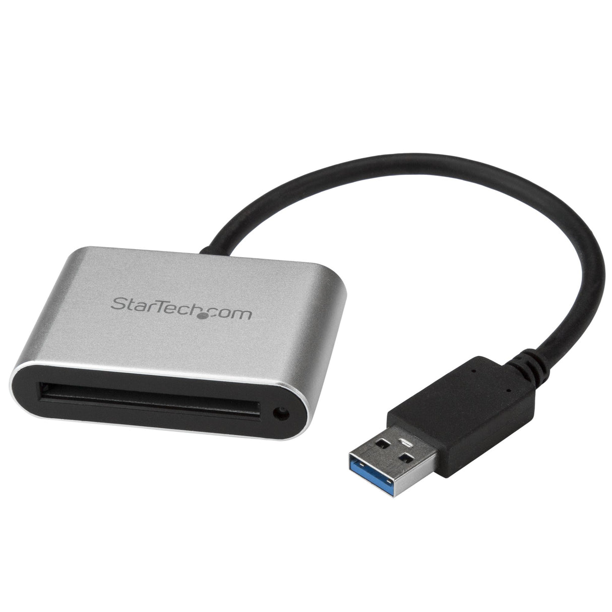StarTech.com Lector/Grabador USB 3.0 de Tarjetas de Memoria Flash CFast 2.0 lector de tarjetas CFast, CFast 2.0 5000 Mbit/s Negro, Plata Aluminio