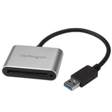 StarTech.com Lector/Grabador USB 3.0 de Tarjetas de Memoria Flash CFast 2.0 lector de tarjetas CFast, CFast 2.0 5000 Mbit/s Negro, Plata Aluminio