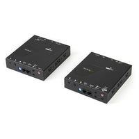 StarTech.com Juego de Extensor Alargador HDMI 4K con Soporte para Muro Multivídeo - Extensor por IP compatible con Video