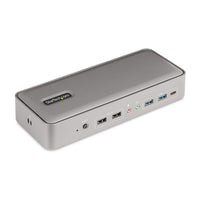 StarTech.com 129N-USBC-KVM-DOCK Bases para portátiles y replicadores de puertos Alámbrico USB 3.2 Gen 2 (3.1 Gen 2) Type