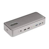 StarTech.com 129N-USBC-KVM-DOCK Bases para portátiles y replicadores de puertos Alámbrico USB 3.2 Gen 2 (3.1 Gen 2) Type