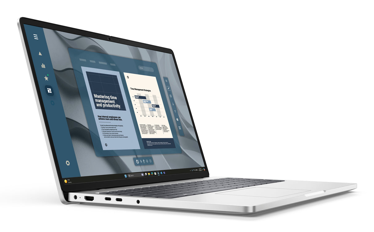 DELL Pro PC16255 Laptop Portátil Platino, Plata Concha 40,6 cm (16")
