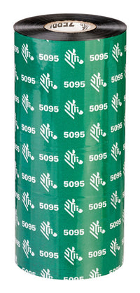 Zebra 5095 Resin cinta térmica 450 m Negro