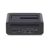 StarTech.com Clonador NVMe M.2 a SATA de 2.5/3.5 - Dock Duplicador Autónomo de 2 Bahías para SSD - Bidireccional NVMe a