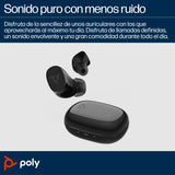 HP Poly Voyager Free 20 Black Earbuds +Basic Charge Case Auriculares y Cascos Auriculares Dentro de oído Inalámbrico