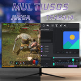 Vorago MGSTG-27 monitor de computadora 68.6 cm (27") 1920 x 1080 Pixeles Full HD LED Negro