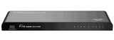 Divisor de Video HDMI Saxxon LKV318HDR V2.0, 1 Entrada y 8 Salidas, 4K 2K 30Hz, 10m, Switch EDID