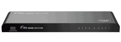 Divisor de Video HDMI Saxxon LKV318HDR V2.0, 1 Entrada y 8 Salidas, 4K 2K 30Hz, 10m, Switch EDID