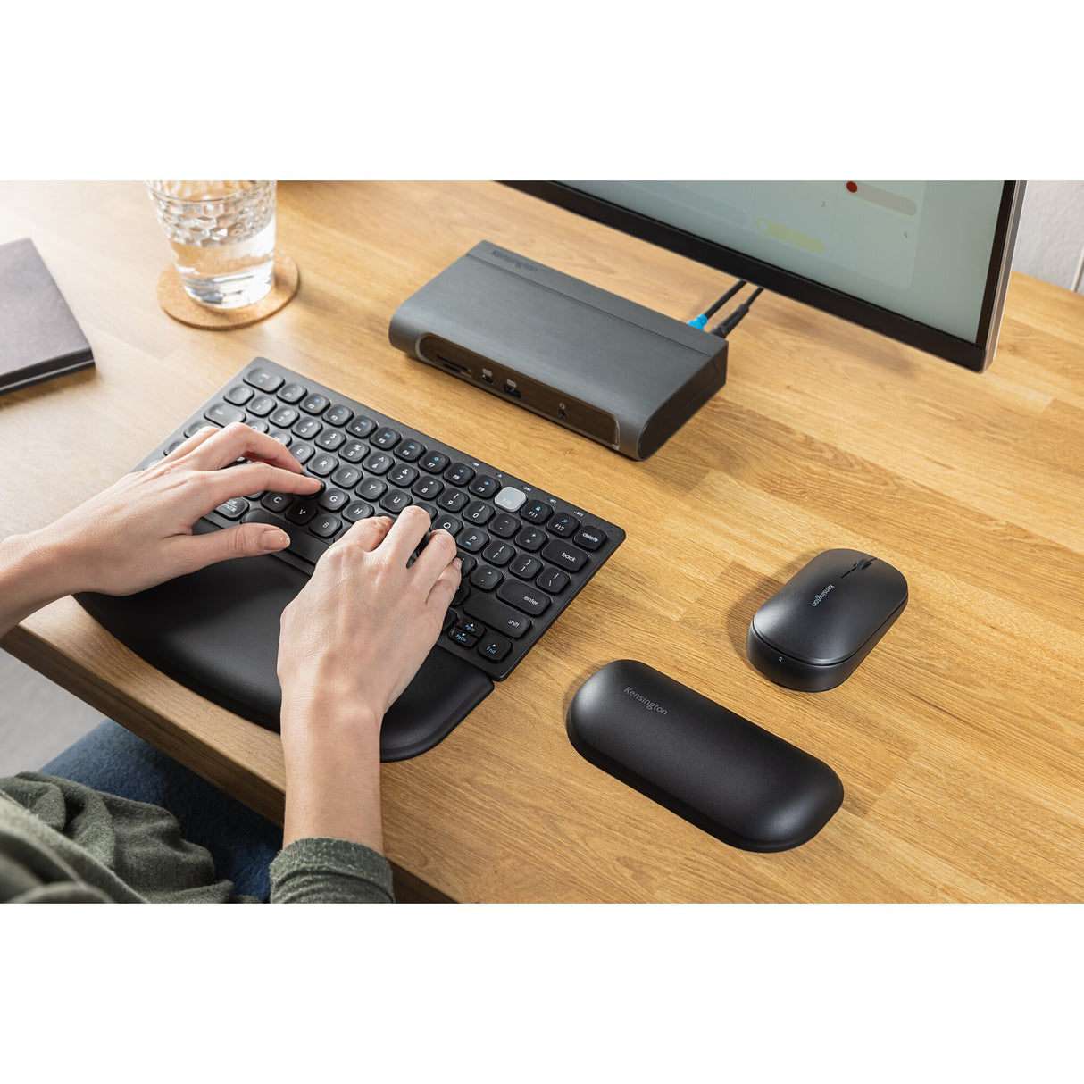 Kensington Ratón inalámbrico dual SureTrack Ratón Inalámbrico RF Wireless + Bluetooth 3 Negro