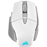 Corsair M65 RGB ULTRA WIRELESS ratón Juego Diestro Bluetooth Óptico 26000 DPI, Blanco