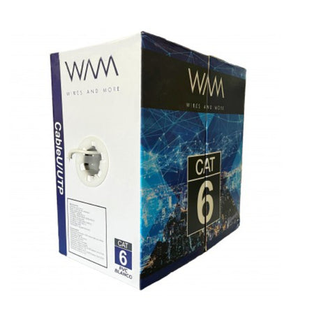 WAM CAT6-PVC-BLANCO cable de red 305 m U/UTP (UTP) | Cables de red