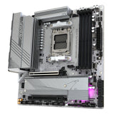 GIGABYTE B650M AORUS ELITE AX ICE Placa base - AMD Ryzen serie 9000, VRM de 12+2+2 fases, hasta 8000 MHz DDR5 (OC), 1xPCIe 5.0 + 1xPCIe 4.0 M.2, LAN 2,5 GbE, WIFI 6E, USB 3.2 Gen 2x2 placas base AMD Zócalo AM5 Zócalo AM5 DDR5-SDRAM