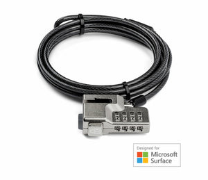 Kensington K68130WW Cable antirrobo Negro, Plata Portátil, Tableta 1,8 m