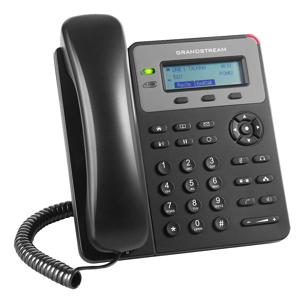 Grandstream Networks GXP1610 teléfono Teléfono DECT Negro, Altavoz, 500 entradas