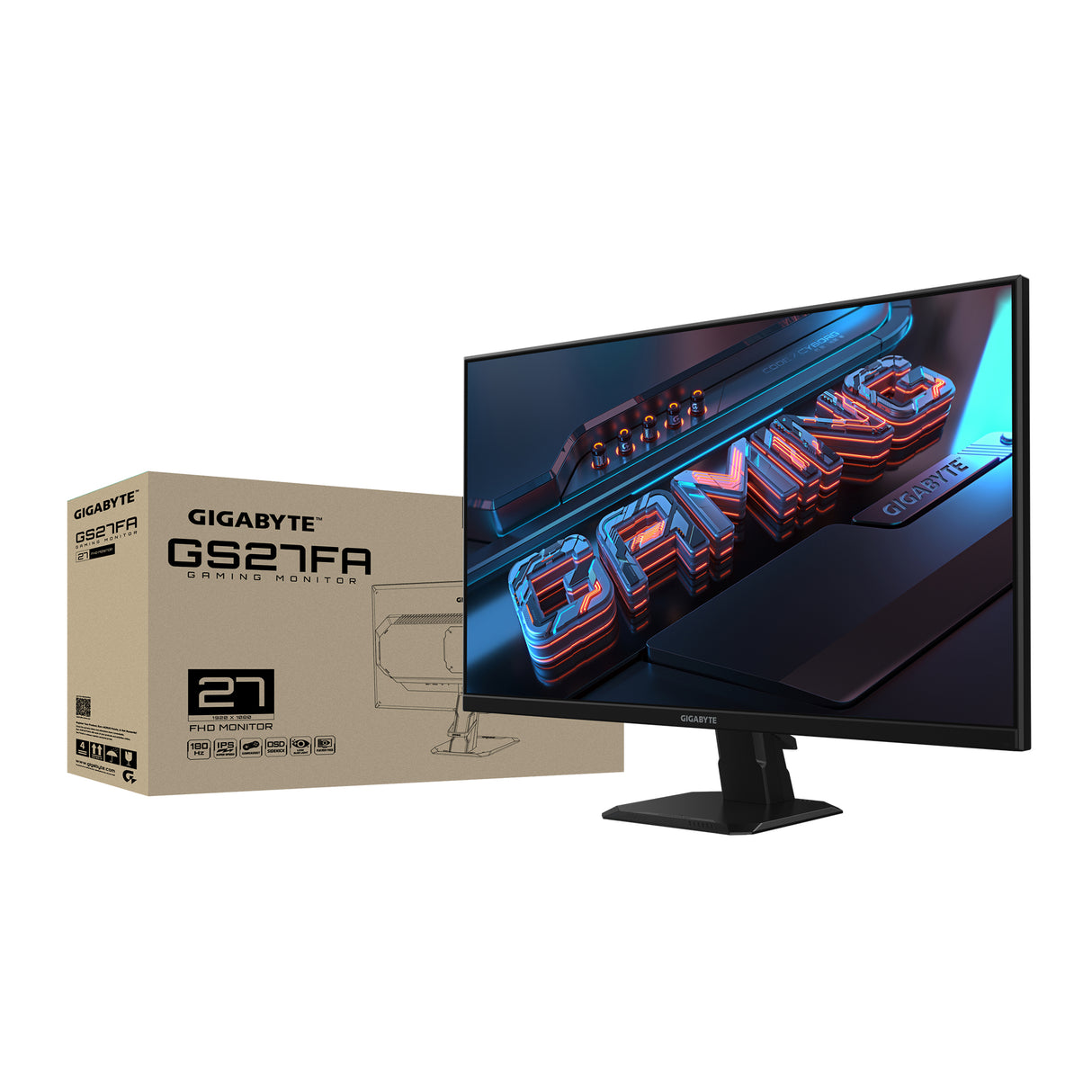 GIGABYTE GS27FA US Monitor 68,6 cm (27") 1920 x 1080 Pixeles Full HD Edge LED Negro