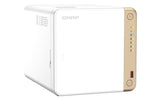 QNAP TS-462-4G Servidor 0 GB Serial ATA III 3.5,M.2,2.5 cm (3.5,M.2,2.5") 2
