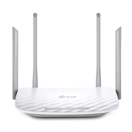 TP-Link Archer C50, Wi-Fi 5 (802.11ac), Doble banda (2,4 GHz / 5 GHz), Ethernet, Negro, Router de mesa