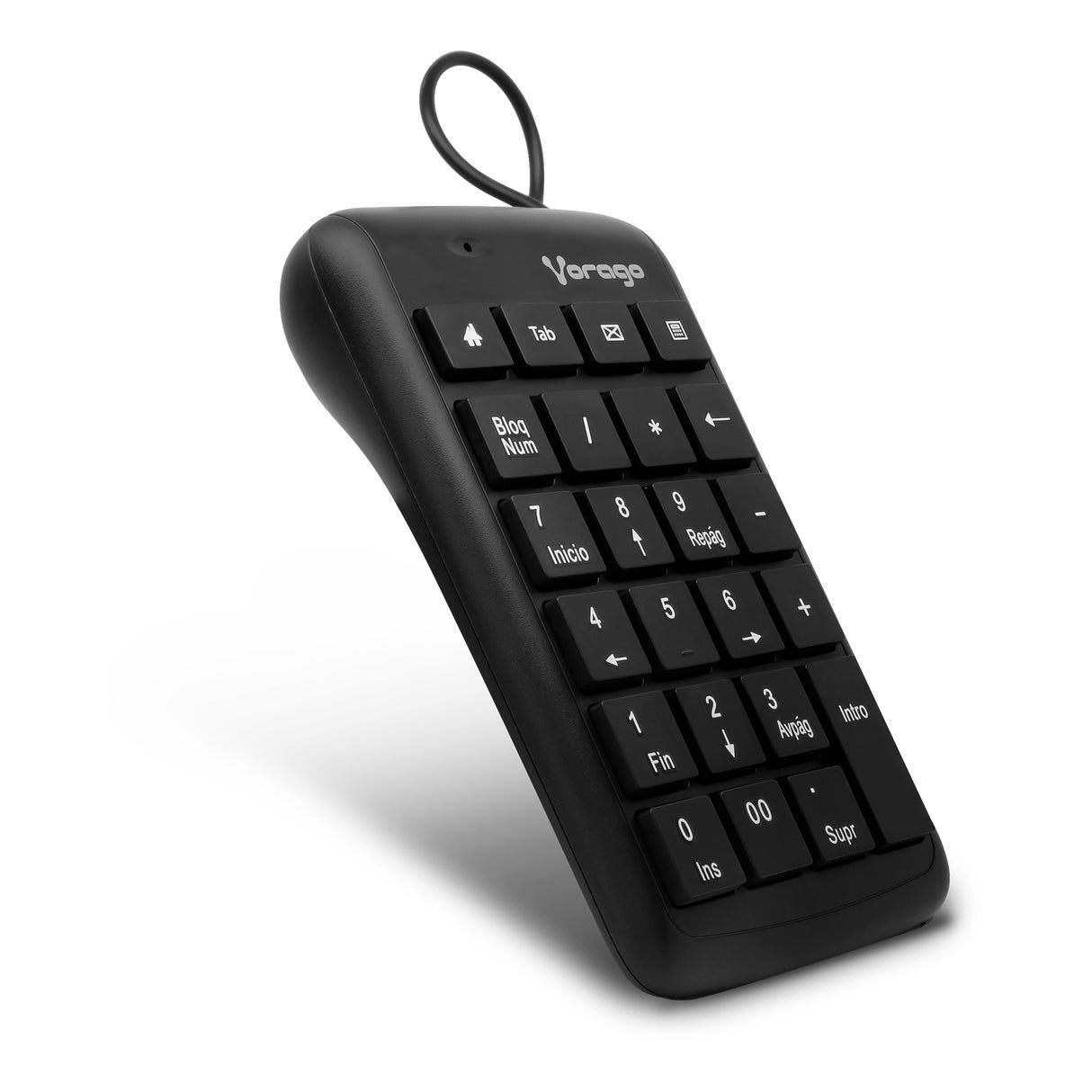 Vorago KB-105 teclado numérico Computadora portátil/PC USB Negro | Teclados numéricos