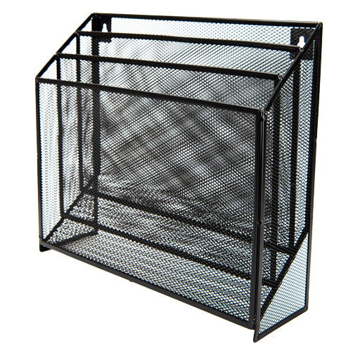 ORGANIZADOR DE DOCUMENTOS NEXTEP NE-176, MALLA METALICA 3 NIVELES, TAM GRANDE, DIMENSIONES ( 32.2 cm x 29 cm x 9.2 cm) C