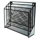ORGANIZADOR DE DOCUMENTOS NEXTEP NE-176, MALLA METALICA 3 NIVELES, TAM GRANDE, DIMENSIONES ( 32.2 cm x 29 cm x 9.2 cm) C