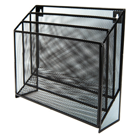 ORGANIZADOR DE DOCUMENTOS NEXTEP NE-176, MALLA METALICA 3 NIVELES, TAM GRANDE, DIMENSIONES ( 32.2 cm x 29 cm x 9.2 cm) C