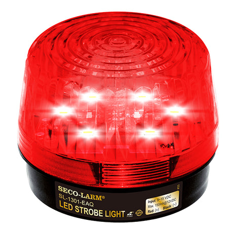 SECO-LARM SL-1301-EAQ/R estroboscopio Estroboscopio LED 9 - 15 V Rojo