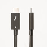 StarTech.com Cable de 0,5m Thunderbolt 4 - 40Gbps - PD 100W - Vídeo 4K/8K - Cable Thunderbolt 4 con Certificación Intel - Compatible con USB4/Thunderbolt 3/USB 3.2/USB Tipo C/DisplayPort Cable Masculino Masculino 0,5 m 40 Gbit/s