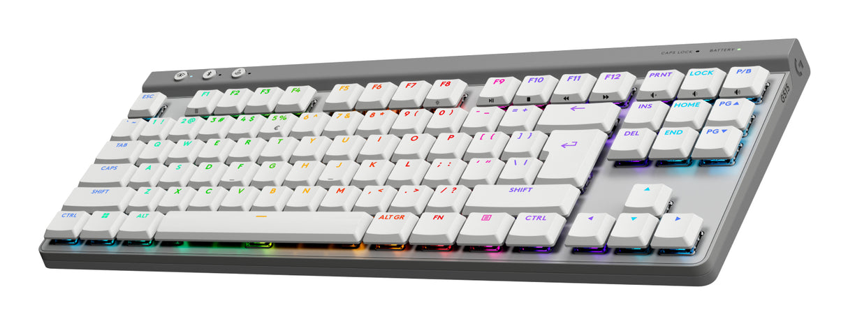 Logitech G G515 LIGHTSPEED TKL, Inalámbrico, RF inalámbrico + bluetooth, Interruptor mecánico