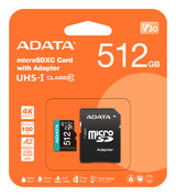 ADATA AUSDX512GUI3V30 Memoria Flash 512 GB MicroSDXC Class 1 (U1) Clase 10