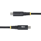 StarTech.com Cable de Carga USB-C de 1m - Cable Cargador USB Tipo C - PD EPR 240W 5A - Durable y Ultra Flexible - Cable 
