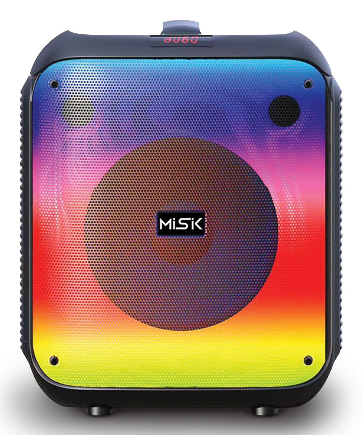 Misik MS231 altavoz portátil y para fiesta Altavoz portátil mono Negro, 8000 W, Inalámbrico y alámbrico, LED