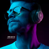 Vorago HPB-601-V2 audífono y auriculare Auriculares Inalámbrico Diadema Llamadas/Música USB Tipo C Bluetooth Negro