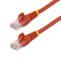 StarTech.com Cable de Red de 0,5m Rojo Cat5e Ethernet RJ45 sin Enganches Cables de red 0,5 m Cat5e RoHS, CE