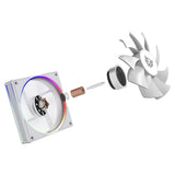 Balam Rush BR-942232 sistema de refrigeración de computadora Gabinete de la computadora Ventilador 12 cm Blanco