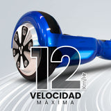 PATINETA ELÉCTRICA VORAGO HB-200 AZUL KIT KART 6.5" ANTIFUEGO