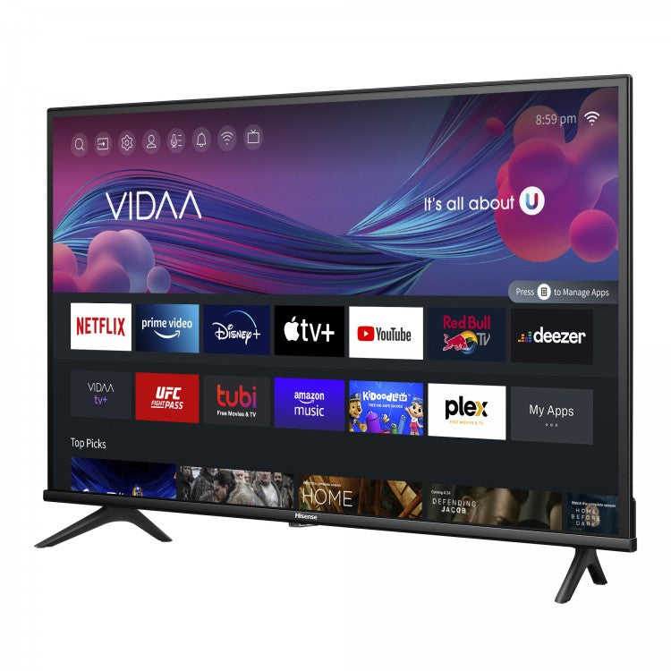 Hisense 32A4KV Televisor 80 cm (31.5") 1366 x 768 Pixeles HD LED Smart TV Wifi Negro