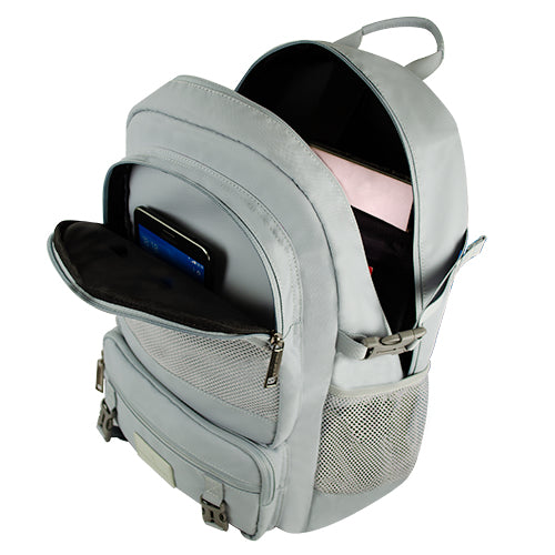 Perfect Choice PC-084235 maletín para laptop 43.2 cm (17") Mochila Negro, Gris, 500 g