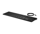 HP Teclado de sobremesa con cable HP 320K Teclados Oficina Alámbrico No