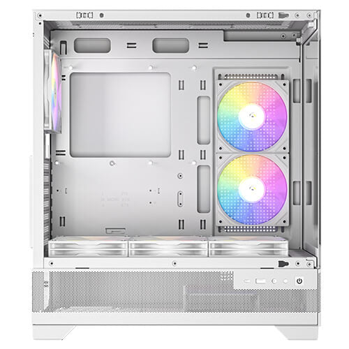 GABINETE ANTEC (CX700 ARGB WHITE) MEDIA TORRE ATX,CRISTAL,S/FUENTE,3*FAN,1*USB-C,1*USB 3.0,BLANCO