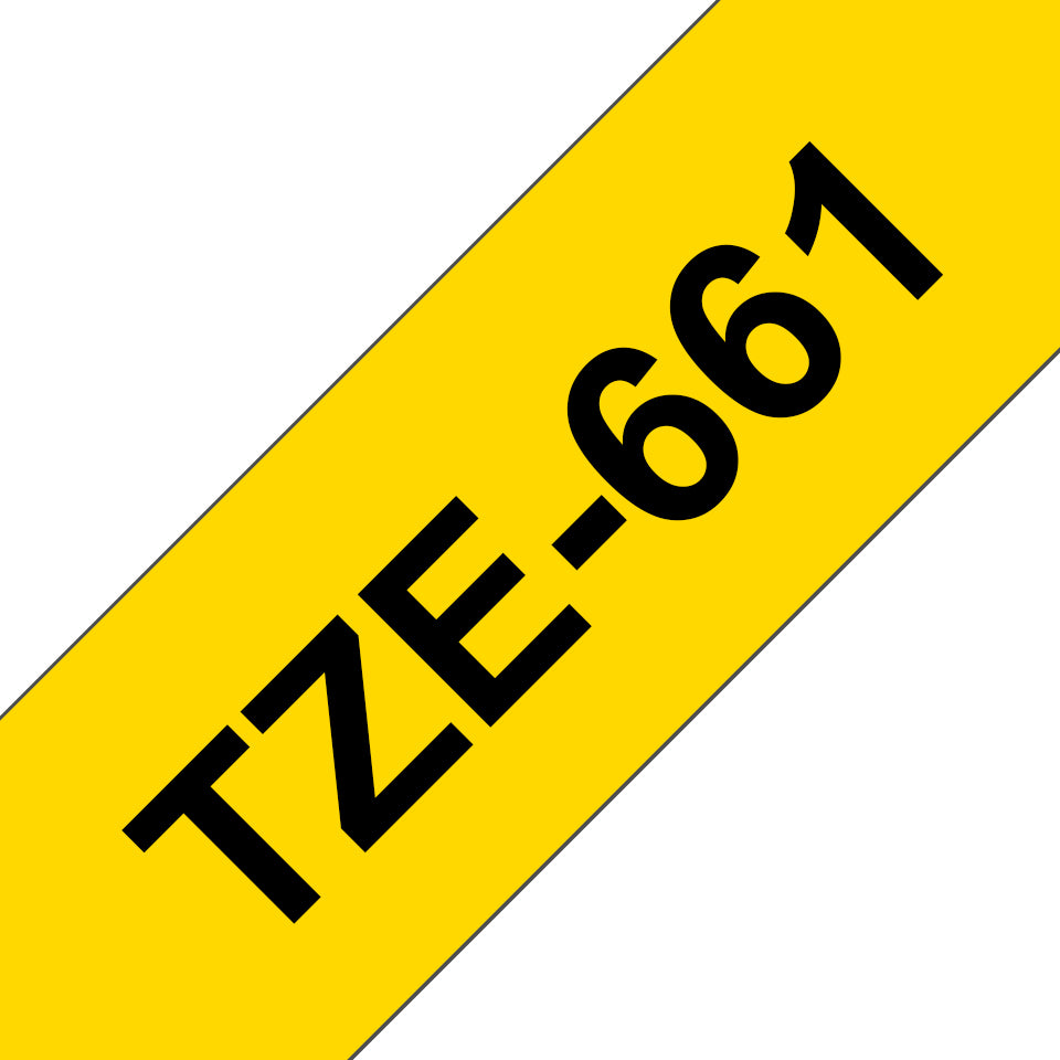 CINTA BROTHER TZE661 36MM P/PT300/500 NGRO/AMA