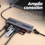 Manhattan 153928 Laptop Alámbrico USB 3.2 Gen 1 (3.1 Gen 1) Type-C 2 1