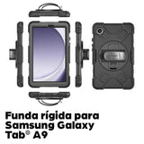 Manhattan 996525 fundas para tablets Samsung Galaxy Tab A9 (8.7") 22,1 cm (8.7") Carcasa rígida Negro
