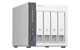 QNAP TS-433 Servidor Serial ATA III, Serial ATA II 2.5,3.5 cm (2.5,3.5") Si 0, 1, 5, 6, 10, JBOD